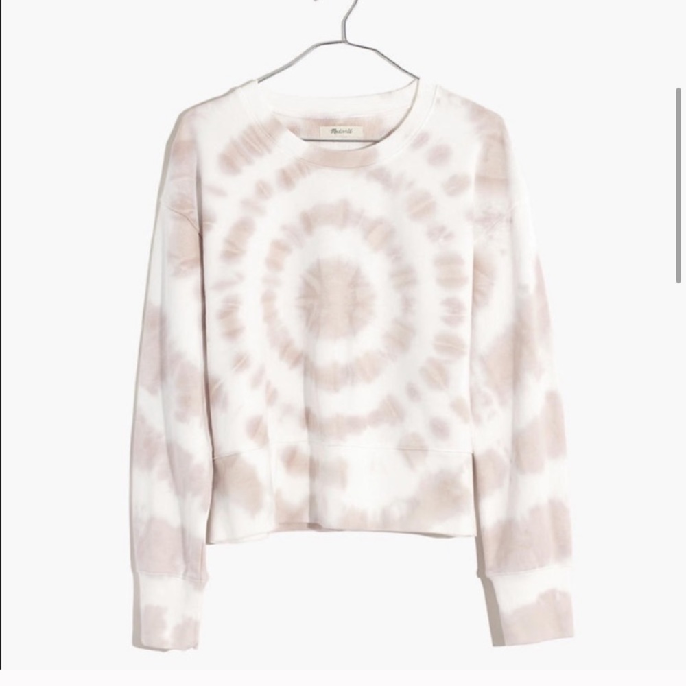 Madewell Tie Dye crop Sweatshirt - Picture 4 of 5